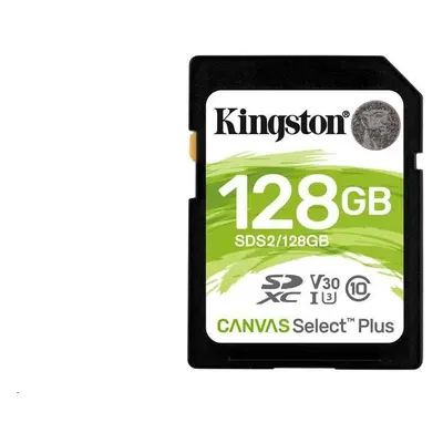 Paměťová karta Kingston SDXC 128GB Canvas Select Plus