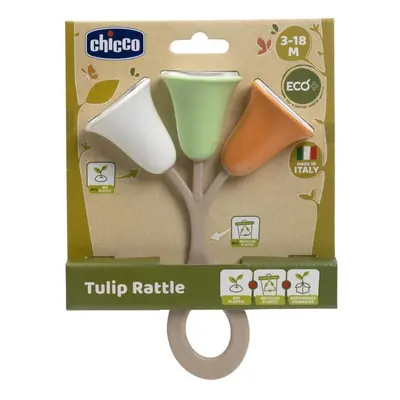 Chrastítko CHICCO Chrastítko Tulipán Eco+ 3 m+