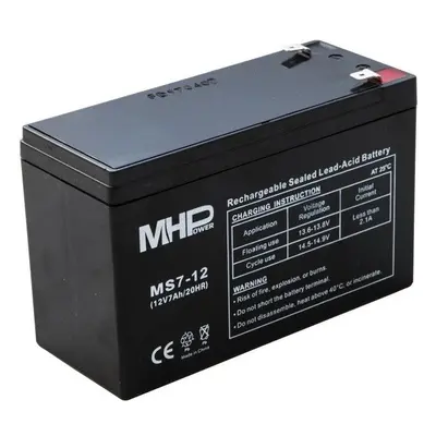 Pb akumulátor MHPower VRLA AGM 12V/7Ah (MS7-12)