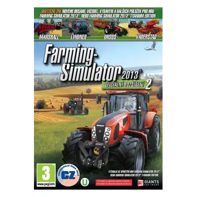 Hra na PC Farming Simulator 2013 CZ - Oficiální datadisk 2