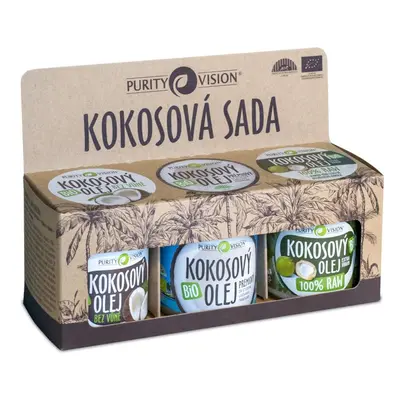 Dárková kosmetická sada PURITY VISION Kokosová sada