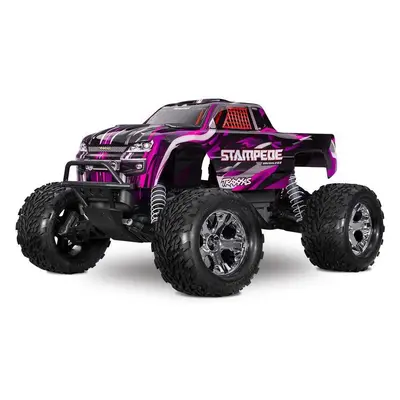 Traxxas Stampede 1:10 BL-2s RTR růžový