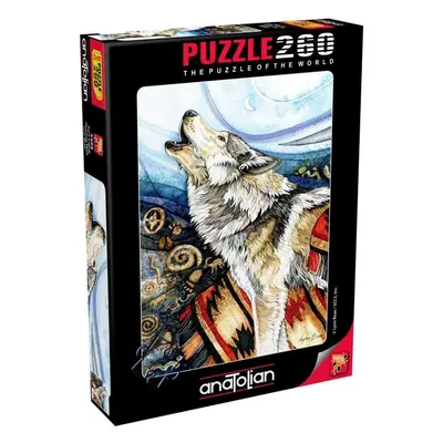 Puzzle Anatolian Puzzle Vyjící vlk 260 dílků