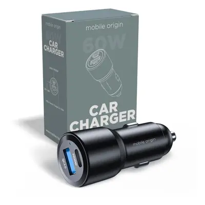 Nabíječka do auta Mobile Origin Car Charger 60W USB-C and USB-A