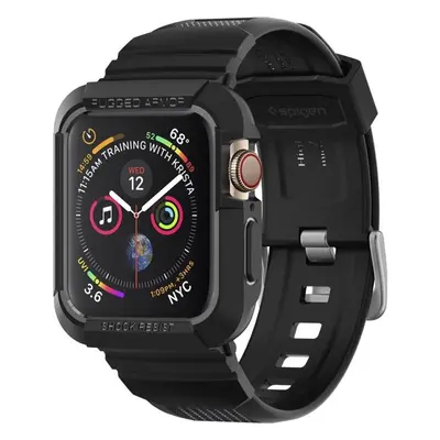 Ochranný kryt na hodinky Spigen Rugged Armor Pro Black Apple Watch 9/8/7 (45mm)/SE 2022/6/SE/5/4