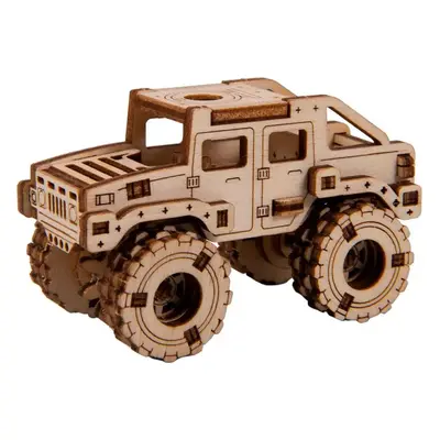 3D puzzle Wooden city 3D puzzle Superfast Monster Truck č.2