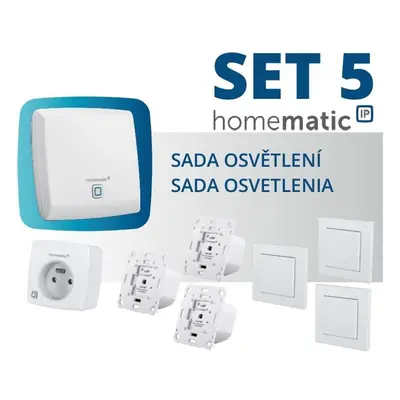 Centrální jednotka Homematic IP Sada osvětlení Homematic IP - HmIP-SET5 (s možností stmívání)