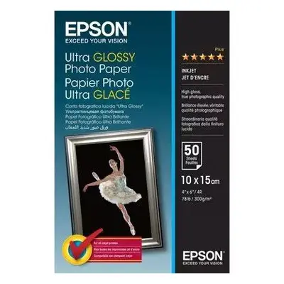 Fotopapír Epson Ultra Glossy Photo Paper - 10x15cm - 50 listů