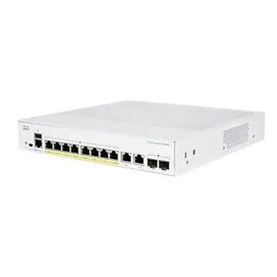 Cisco switch CBS350-8FP-2G-UK (8xGbE,2xGbE/SFP combo,8xPoE+,120W,fanless) - REFRESH