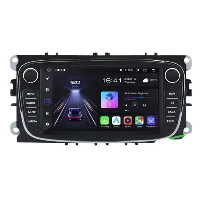 Hizpo 8 GB Autorádio Ford Focus S-Max Mondeo Galaxy C-Max Kuga s CarPlay, Android Auto, GPS navi