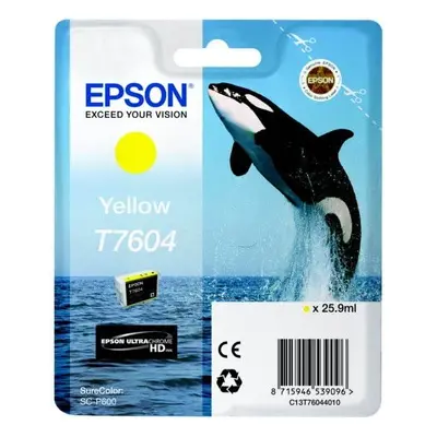 Cartridge Epson T7604 žlutá