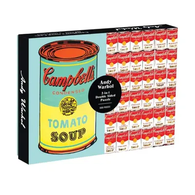 GALISON Oboustranné puzzle Andy Warhol Campbell's Soup Cans 500 dílků