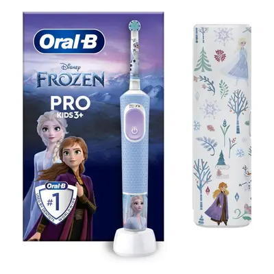 Elektrický zubní kartáček Oral-B Pro Kids Ledové Království s pouzdrem