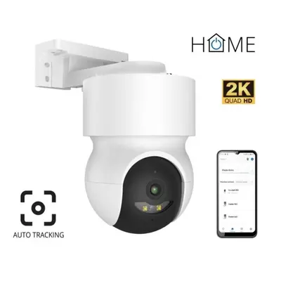 IP kamera iGET HOME Camera CS8 White venkovní otočná 2K kamera s auto tracking