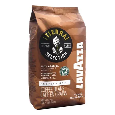 Káva Lavazza Tierra, zrnková, 1000g