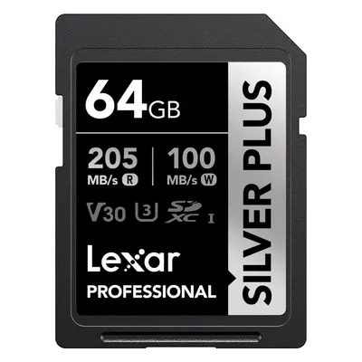 Paměťová karta Lexar SDXC Professional SILVER Plus 64GB