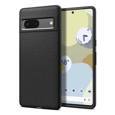 Kryt na mobil Spigen Liquid Air Black Google Pixel 7