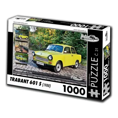 RETRO-AUTA Puzzle č. 31 Trabant 601 S (1988) 1000 dílků