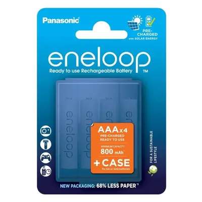 Nabíjecí baterie Panasonic eneloop HR03 AAA 4MCCE/4BE CASE N