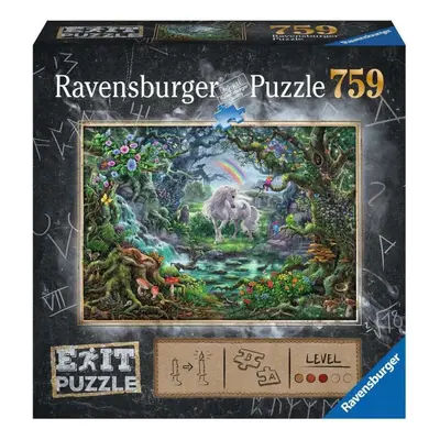 Puzzle Ravensburger 150304 Exit Puzzle: Jednorožec 759 dílků