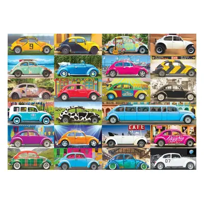 Puzzle Eurographics Puzzle Volkswagen Beetle: Brouk na cestách 1000 dílků