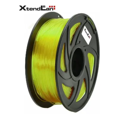 XtendLAN PETG filament 1,75mm průhledný žlutý 1kg