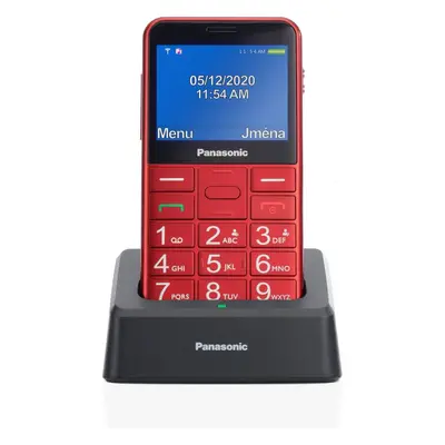 Mobilní telefon Panasonic KX-TU155EXRN červená