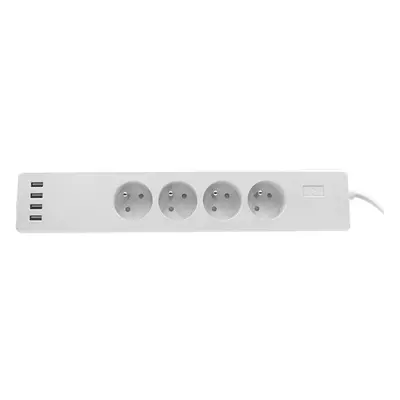 Chytrá zásuvka iQtech SmartLife WT004, Wi-Fi 4x zásuvka + 4x USB, 10 A