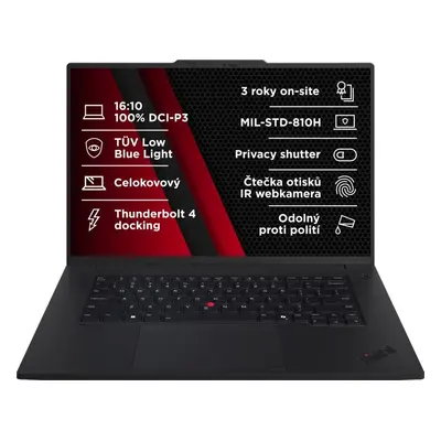 Notebook Lenovo ThinkPad P1 Gen 7 Black