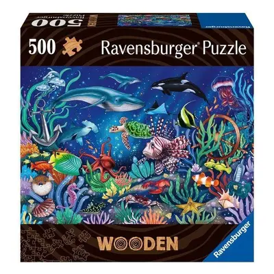 Puzzle Ravensburger Puzzle 175154 Dřevěné Puzzle Podmořský Svět 500 Dílků