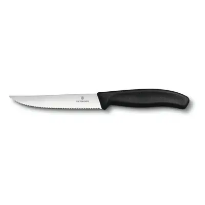 Kuchyňský nůž Victorinox steakový nůž, plast, vlnkové ostří 12cm