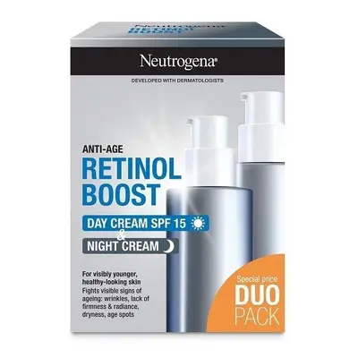 Kosmetická sada NEUTROGENA Retinol Boost DuoPack Den + Noc 2 x 50 ml