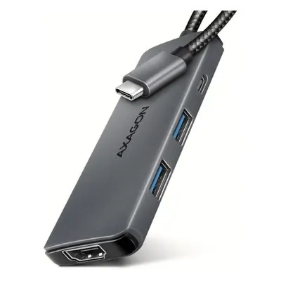 Replikátor portů AXAGON HMC-5H8K 5-in-1 Hub, USB-C 5Gbps, 2x USB-A, HDMI 8k/30Hz, PD 100W, USB-C