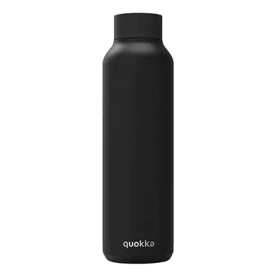 Nerezová láhev Solid, 630 ml, Quokka, černá