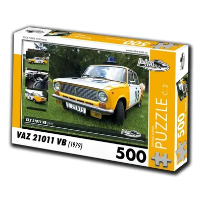 Puzzle Retro-auta Puzzle č. 2 VAZ 21011 VB (1979) 500 dílků