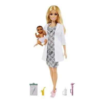 Mattel Barbie První povolání Doktorka s miminkem