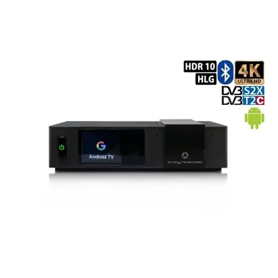 Satelitní přijímač AB IPBox TWO COMBO (Android, 1x DVB-S2X, 1x DVB-T2/C)