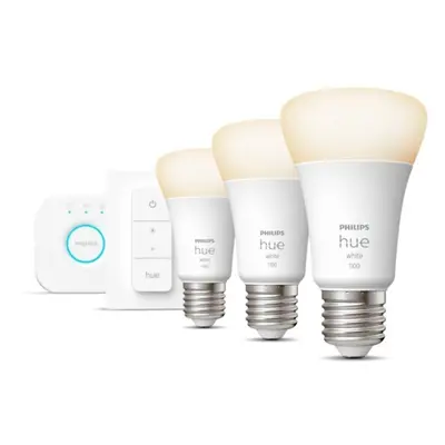 LED žárovka Philips Hue White 9.5W 1100 E27 starter kit