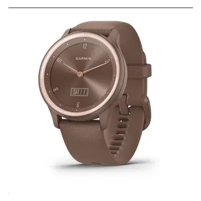 Chytré hodinky Garmin Vívomove Sport Peach Gold/Cocoa Band