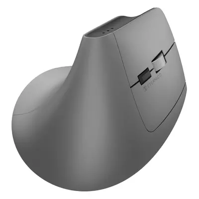 Myš Eternico Wireless 2.4 GHz & Double Bluetooth Rechargeable Vertical Mouse MV470 šedá