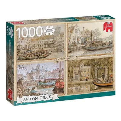 Puzzle Jumbo Puzzle Plavba vodními kanály 1000 dílků