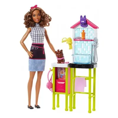 Barbie Povolání herní set Psí salón, Mattel FJB31