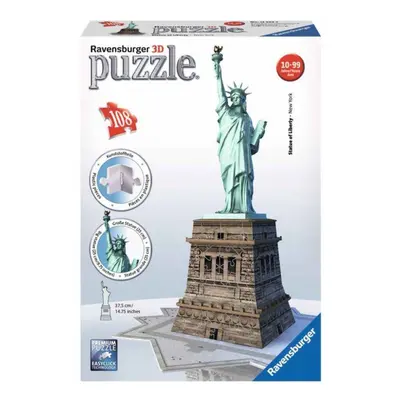 Ravensburger 12584 Puzzle 3D Socha Svobody 108 dílků