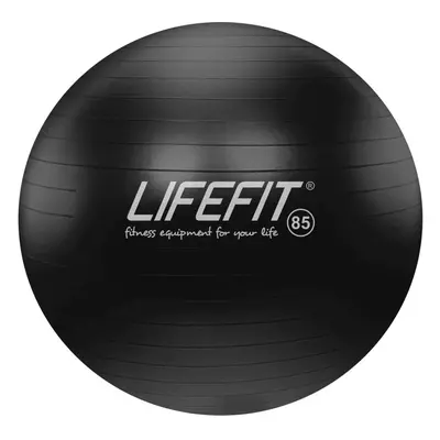 Gymnastický míč Lifefit anti-burst 85 cm, černý