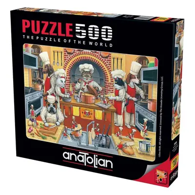 Puzzle Anatolian Puzzle Zvířecí kuchyně 500 dílků