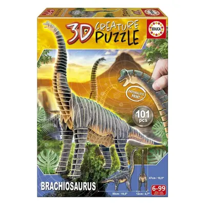 3D puzzle EDUCA 3D puzzle Brachiosaurus 101 dílků