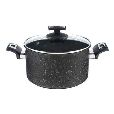 Hrnec KOLIMAX BLACK GRANITEC s poklicí, průměr 22cm, objem 4.5l