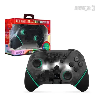 Herní ovladač Armor3 NuChamp Wireless Controller for Nintendo Switch (Black LED)