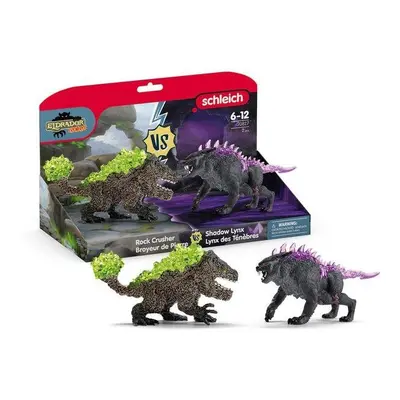 Schleich 70827 ELDRADOR® CREATURES Stínový rys vs. kamenný drtič