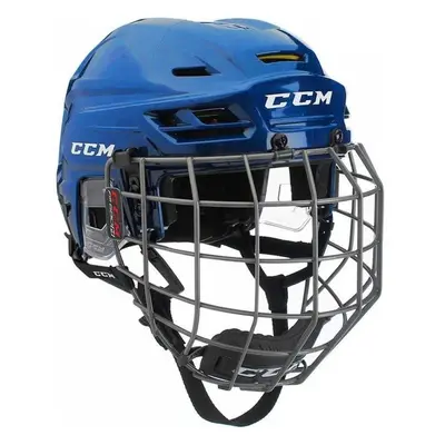 Hokejová helma CCM Tacks 310 Combo SR, modrá, Senior, vel. S, 51-56cm